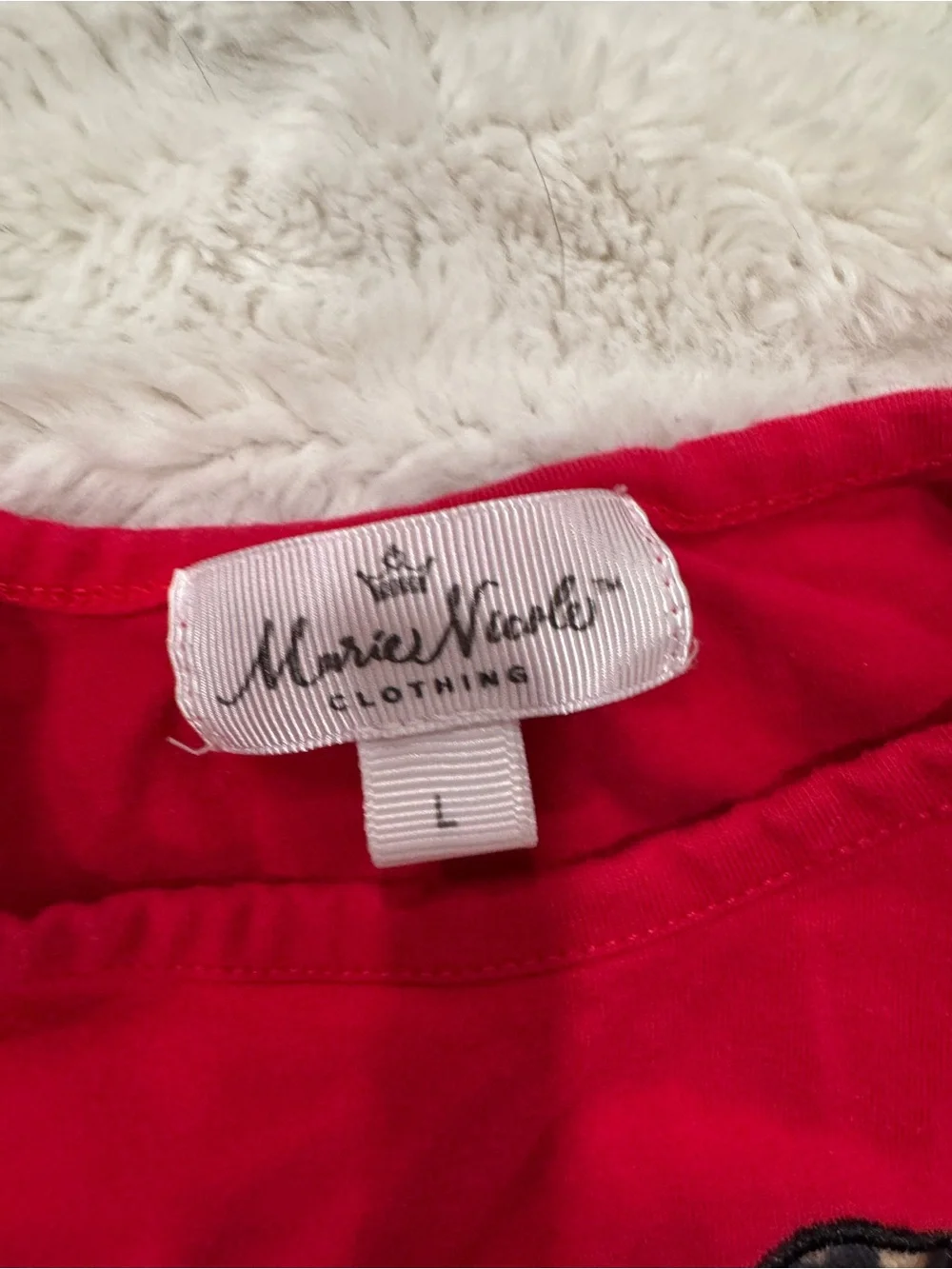 Marie Nicole Leopard Santa Matching Set